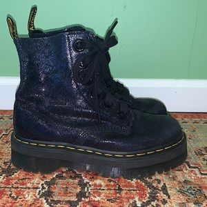 Molly Platform Doc Martens holographic